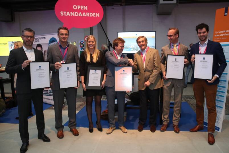 Groepsfoto leveranciers